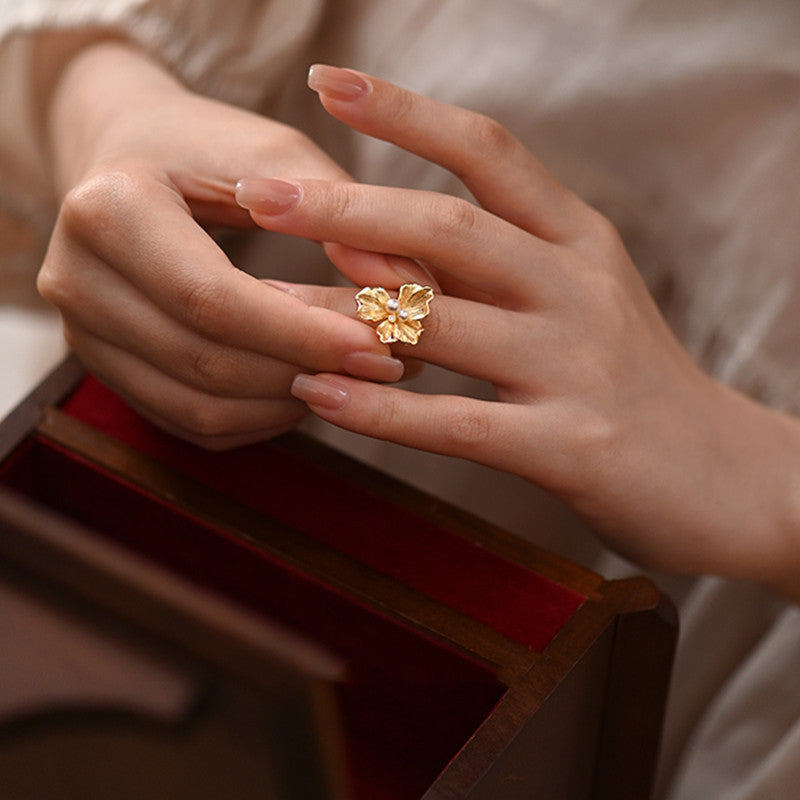 Eternal Flower Pearl Ring