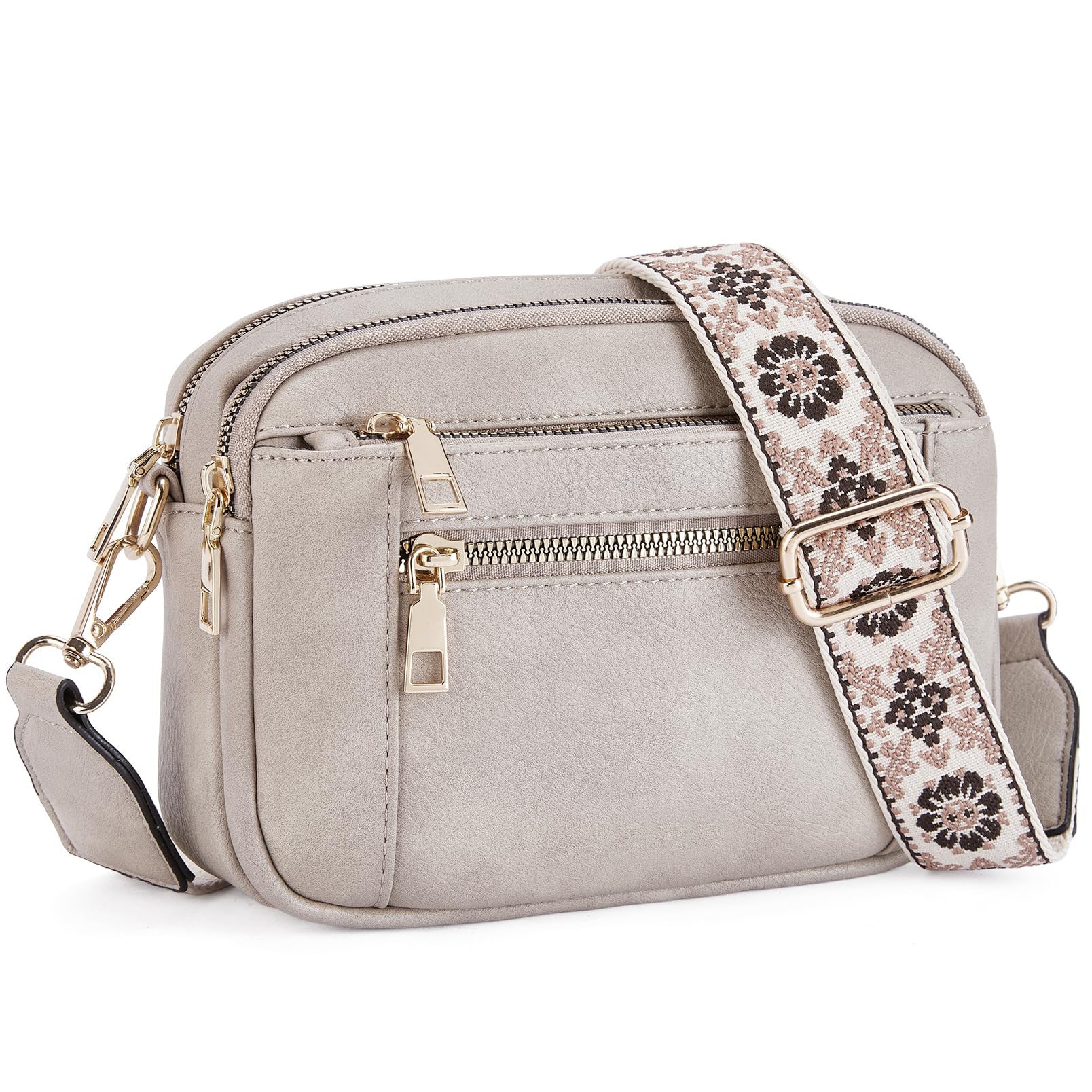 Colorblock Zip Crossbody Bag