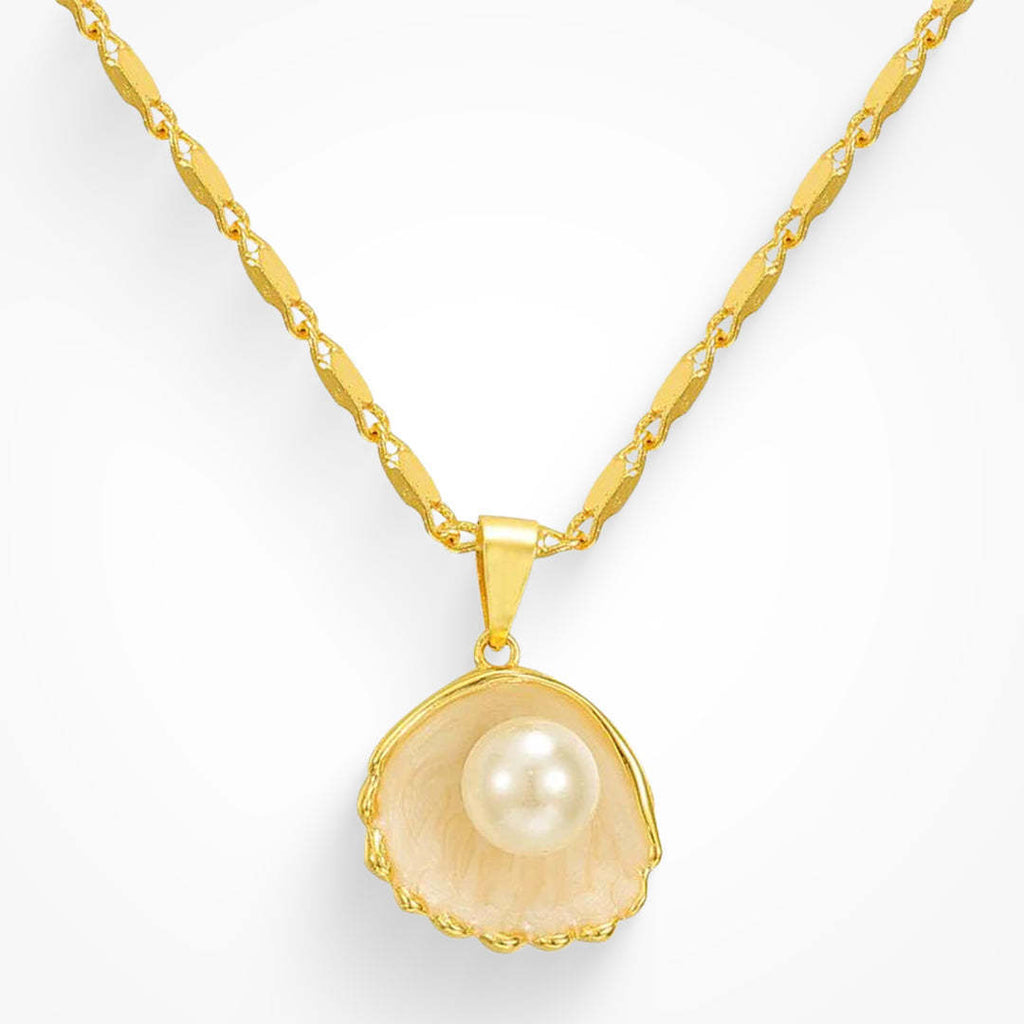 Shell Pearl Necklace