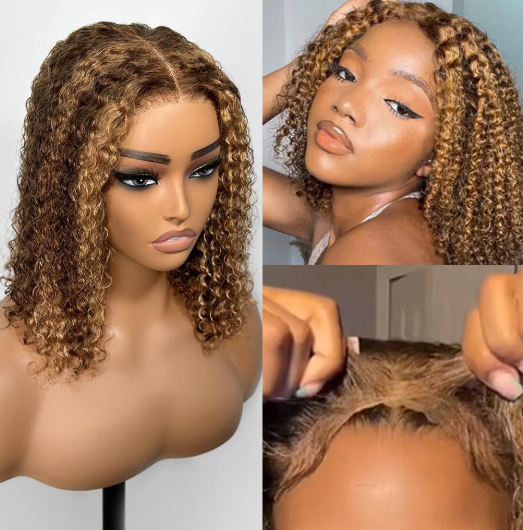 Women's Medium African Short Wrap Wig