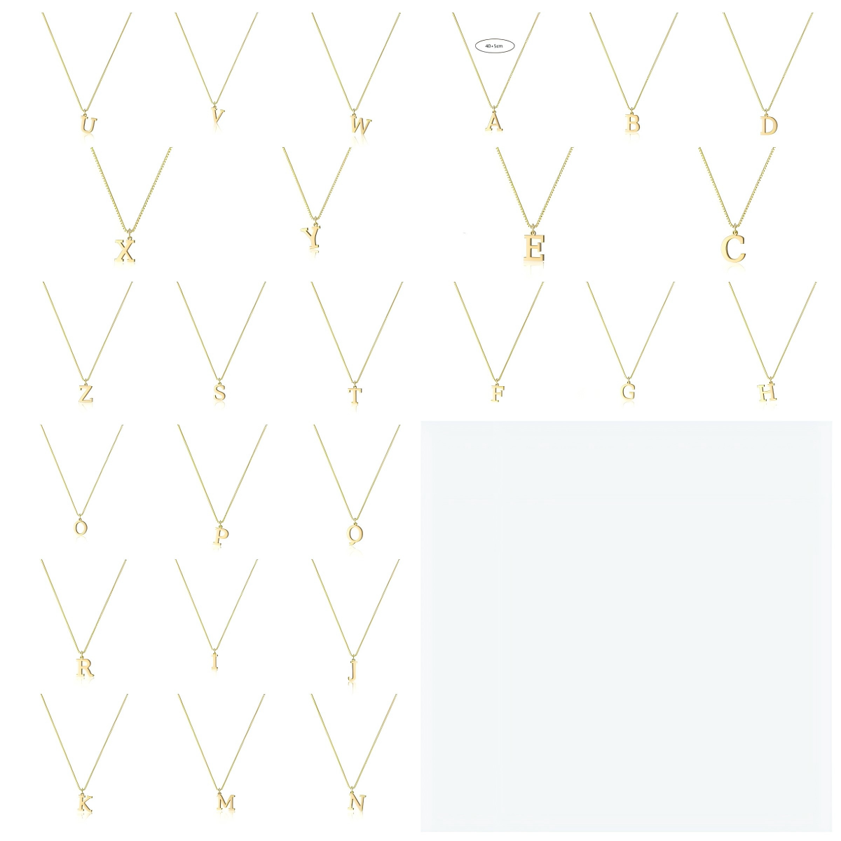 Letter Lady Necklace