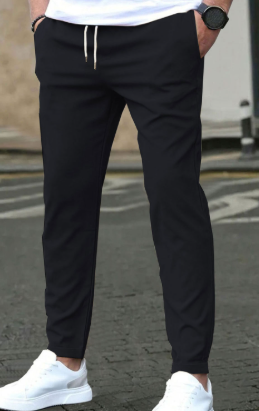 Casual Slim-Fit Cropped Pants