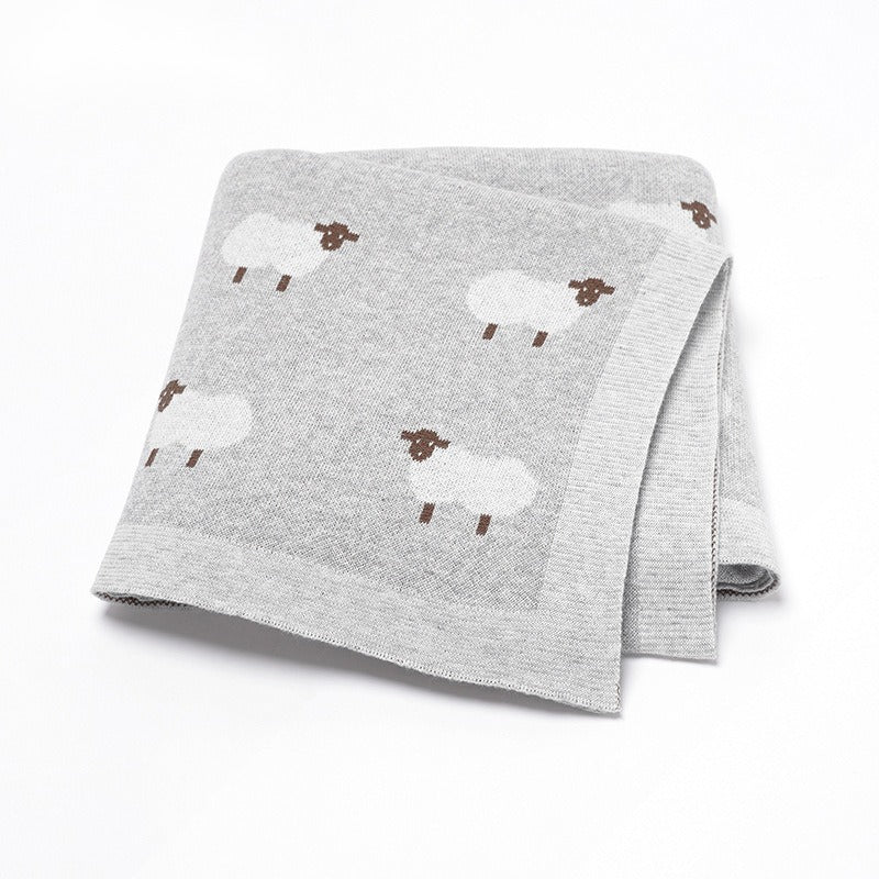 Soft Alpaca Knitted Blanket