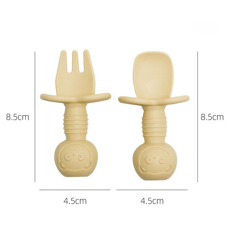 Baby's Short Handle Fork Spoon