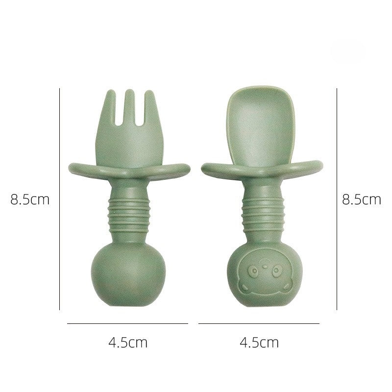 Baby's Short Handle Fork Spoon