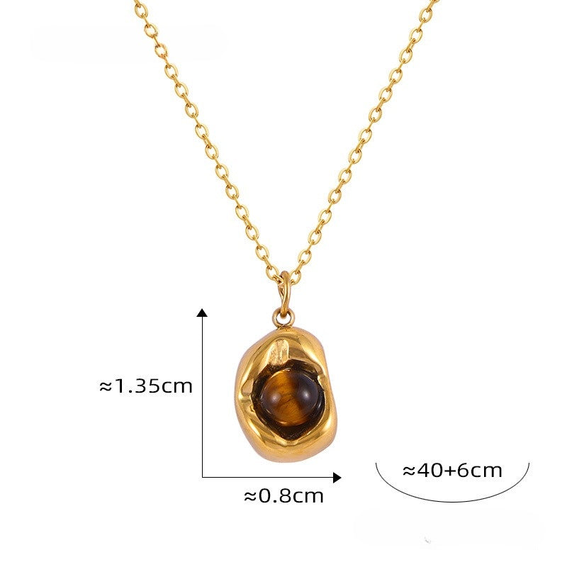 Dented Oval Brand Jewelry