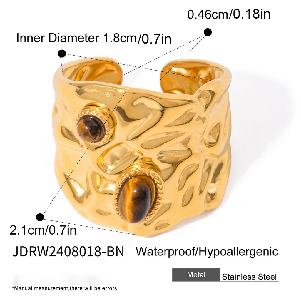 Natural Stone Ring Jewelry