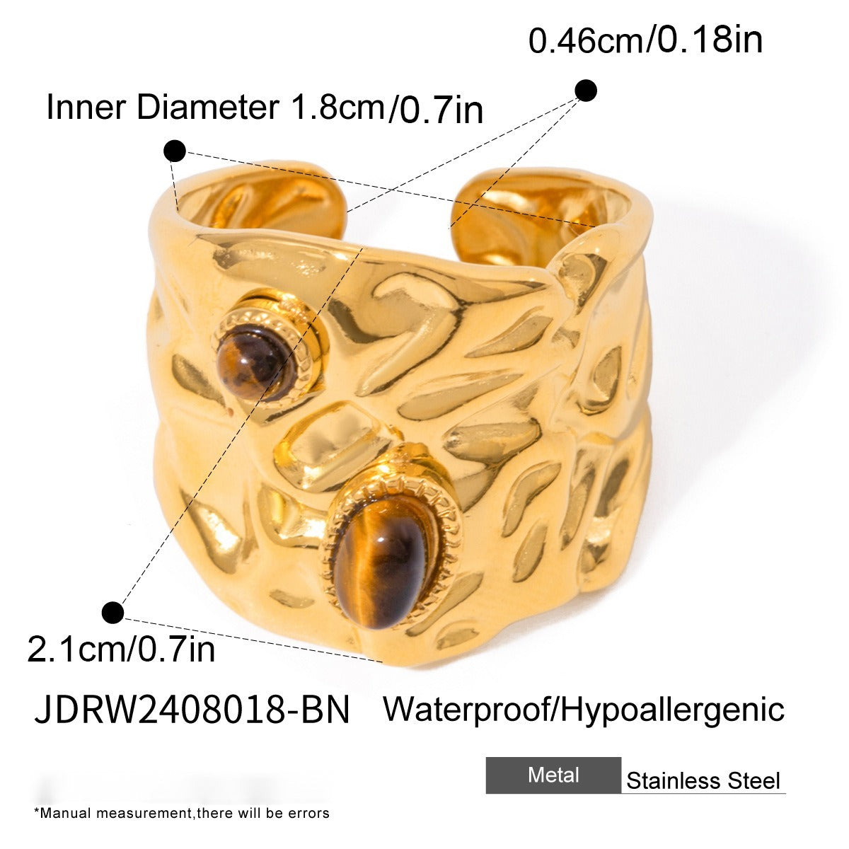 Natural Stone Ring Jewelry