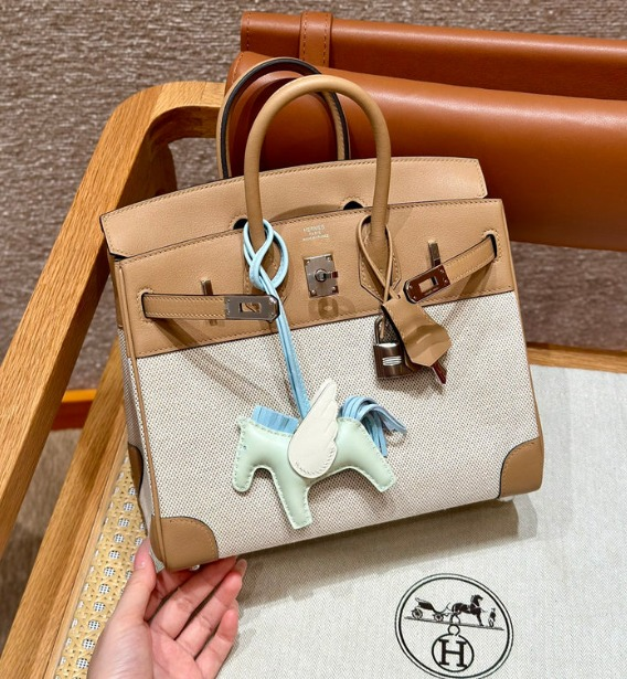 Colorblock Leather Tote