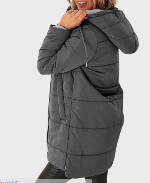 Long Sleeve Pocket Long Jacket