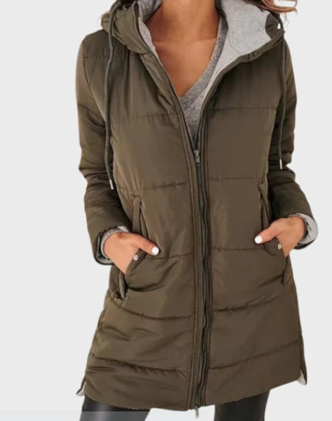 Long Sleeve Pocket Long Jacket