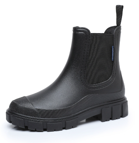 Mid-barrel waterproof mid-barrel rain boots