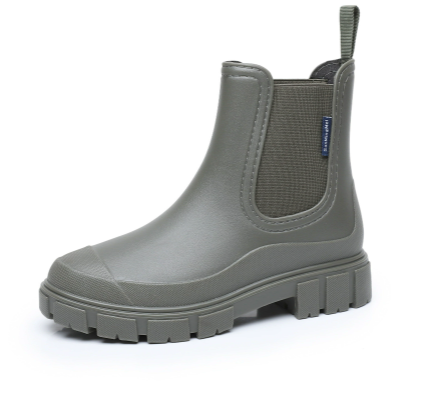 Mid-barrel waterproof mid-barrel rain boots
