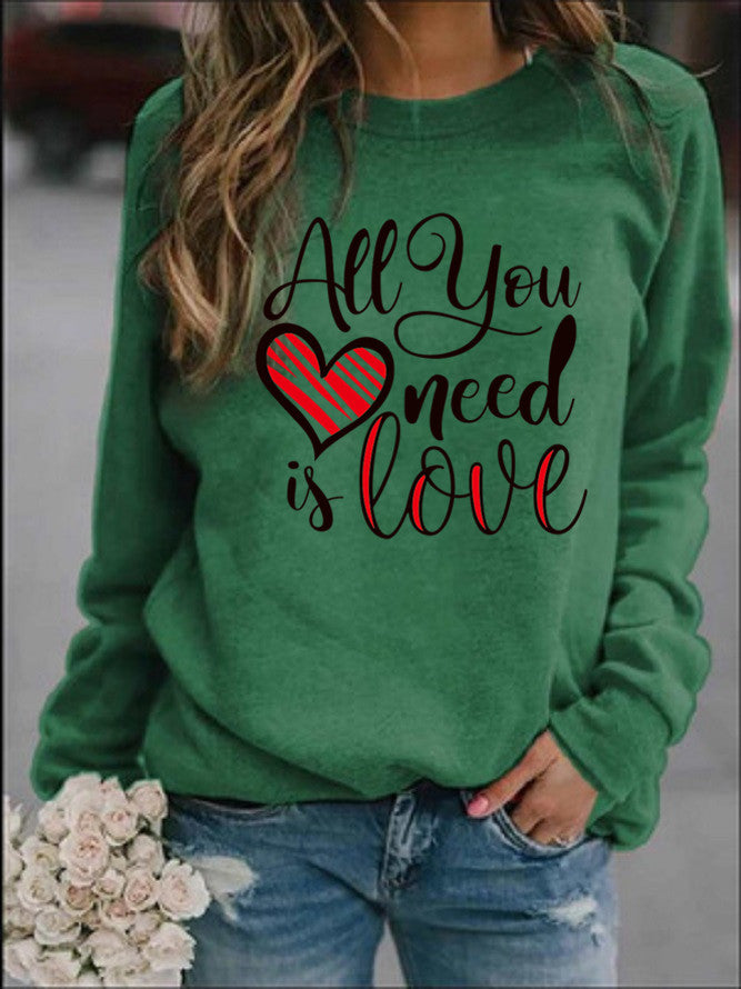 2024 Amazon ebay AliExpress cross-border independent station eBay animal letters European and American printed round neck 2TEMU