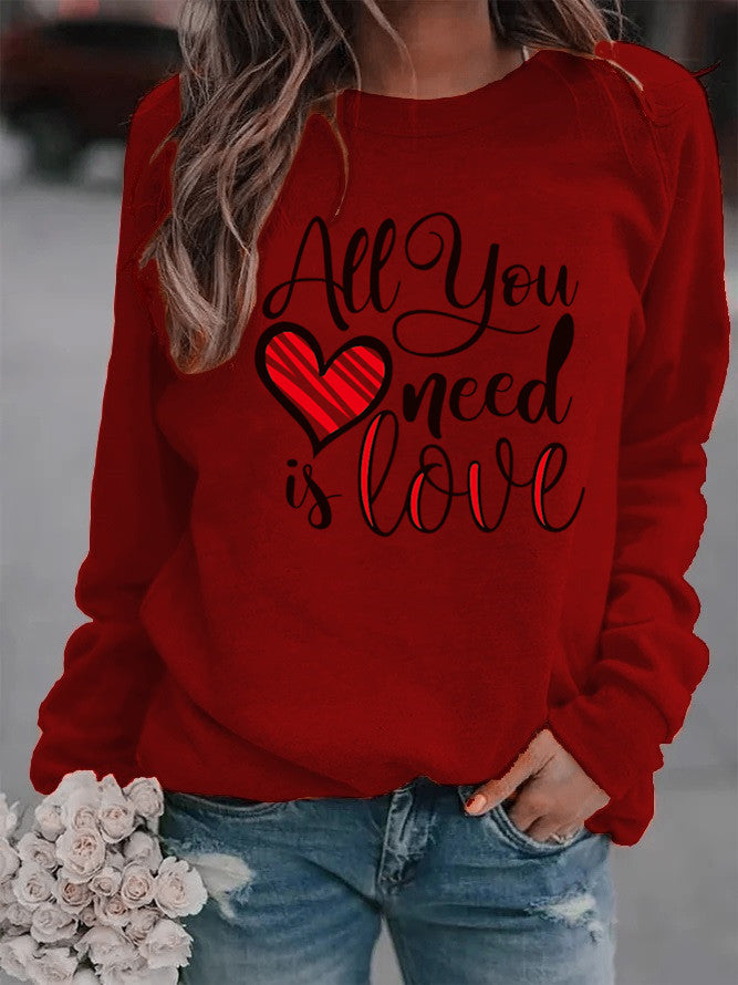 2024 Amazon ebay AliExpress cross-border independent station eBay animal letters European and American printed round neck 2TEMU