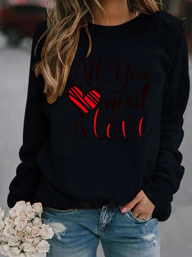 2024 Amazon ebay AliExpress cross-border independent station eBay animal letters European and American printed round neck 2TEMU