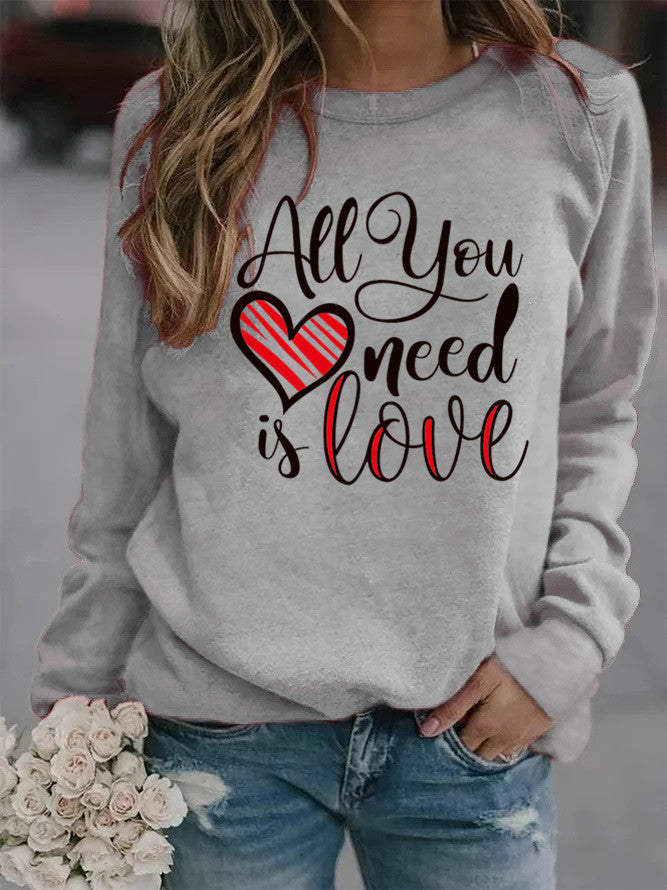 2024 Amazon ebay AliExpress cross-border independent station eBay animal letters European and American printed round neck 2TEMU