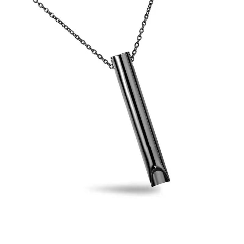 Stainless Steel Mindfulness Breathing Necklace