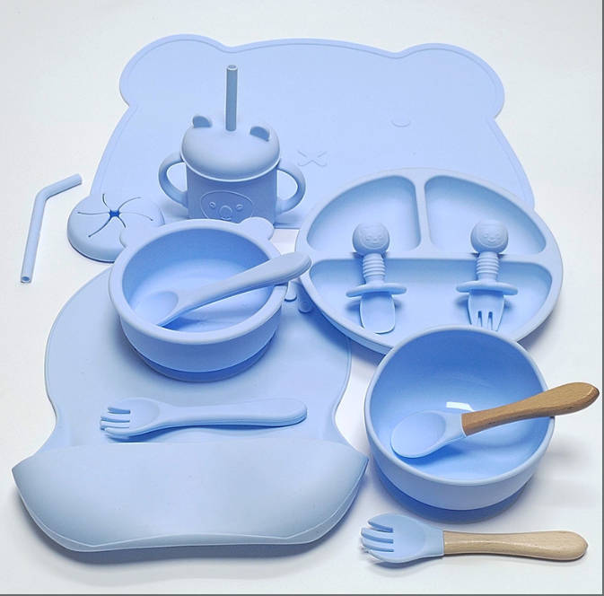 Cartoon Silicone Baby Plate
