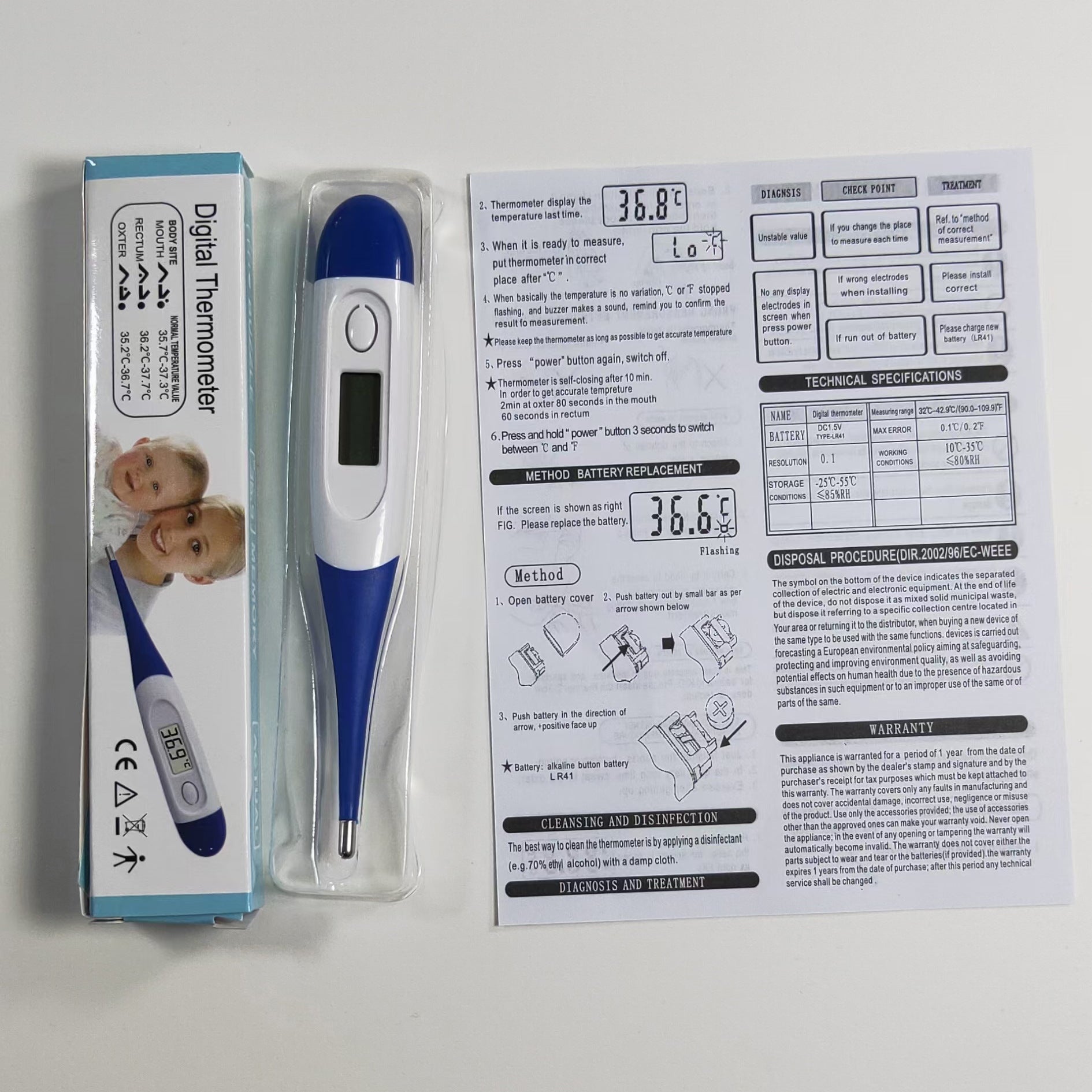 Medical Electronic Thermometer