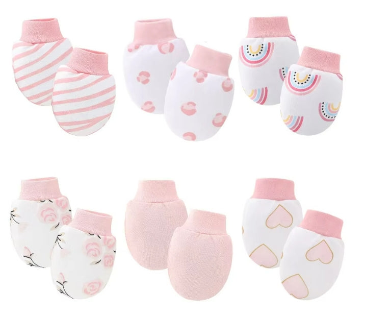 Baby Anti-Scratch Face Gloves