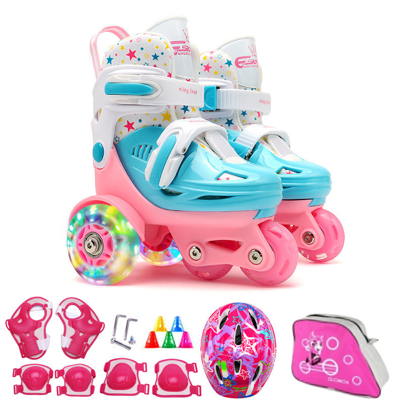 Children's Skates Flash Double Row