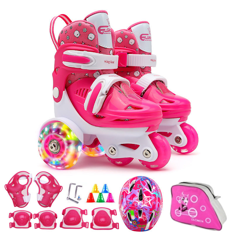 Children's Skates Flash Double Row