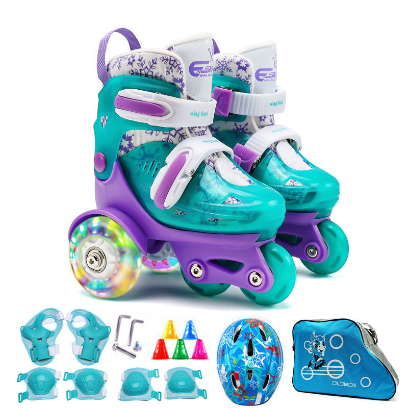 Children's Skates Flash Double Row