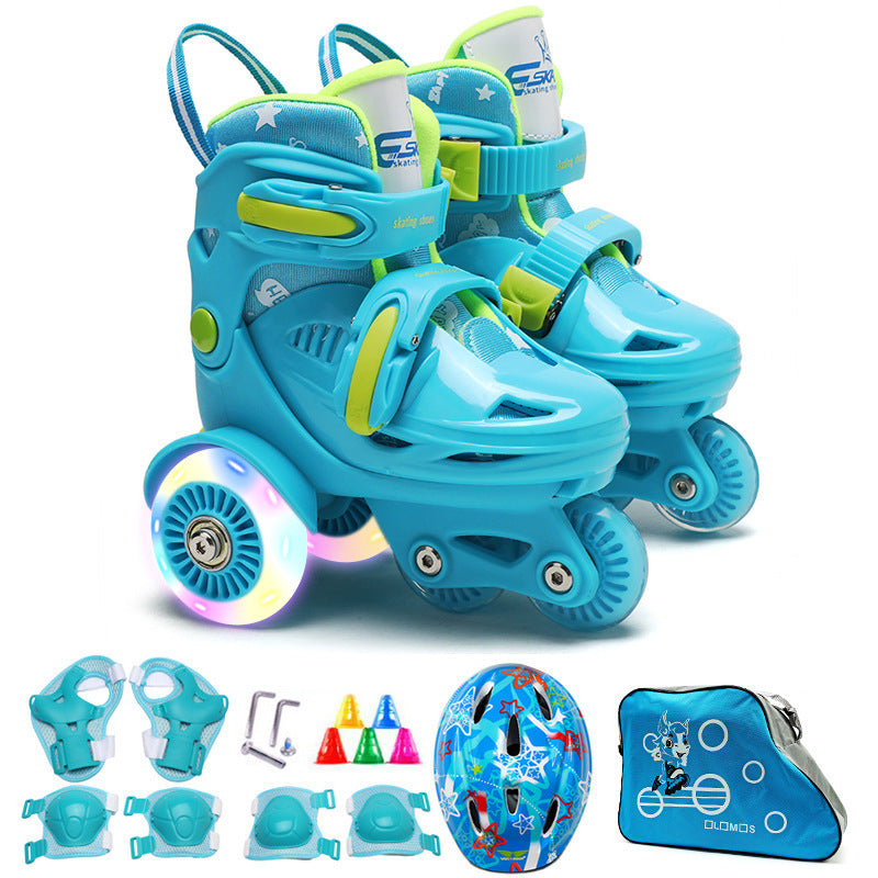 Children's Skates Flash Double Row