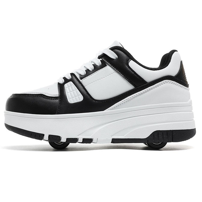 Children's Double-row Roller Shoes