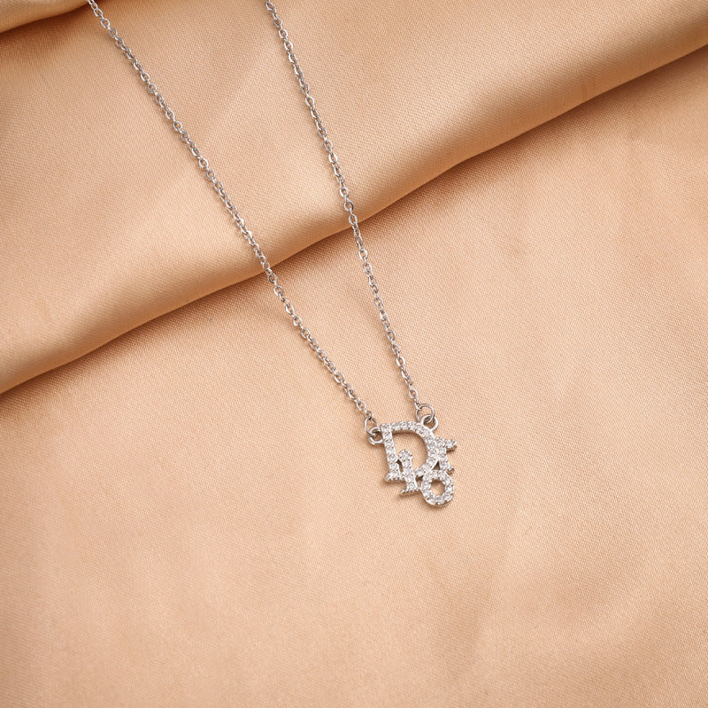 Micro-inlaid Zircon Necklace