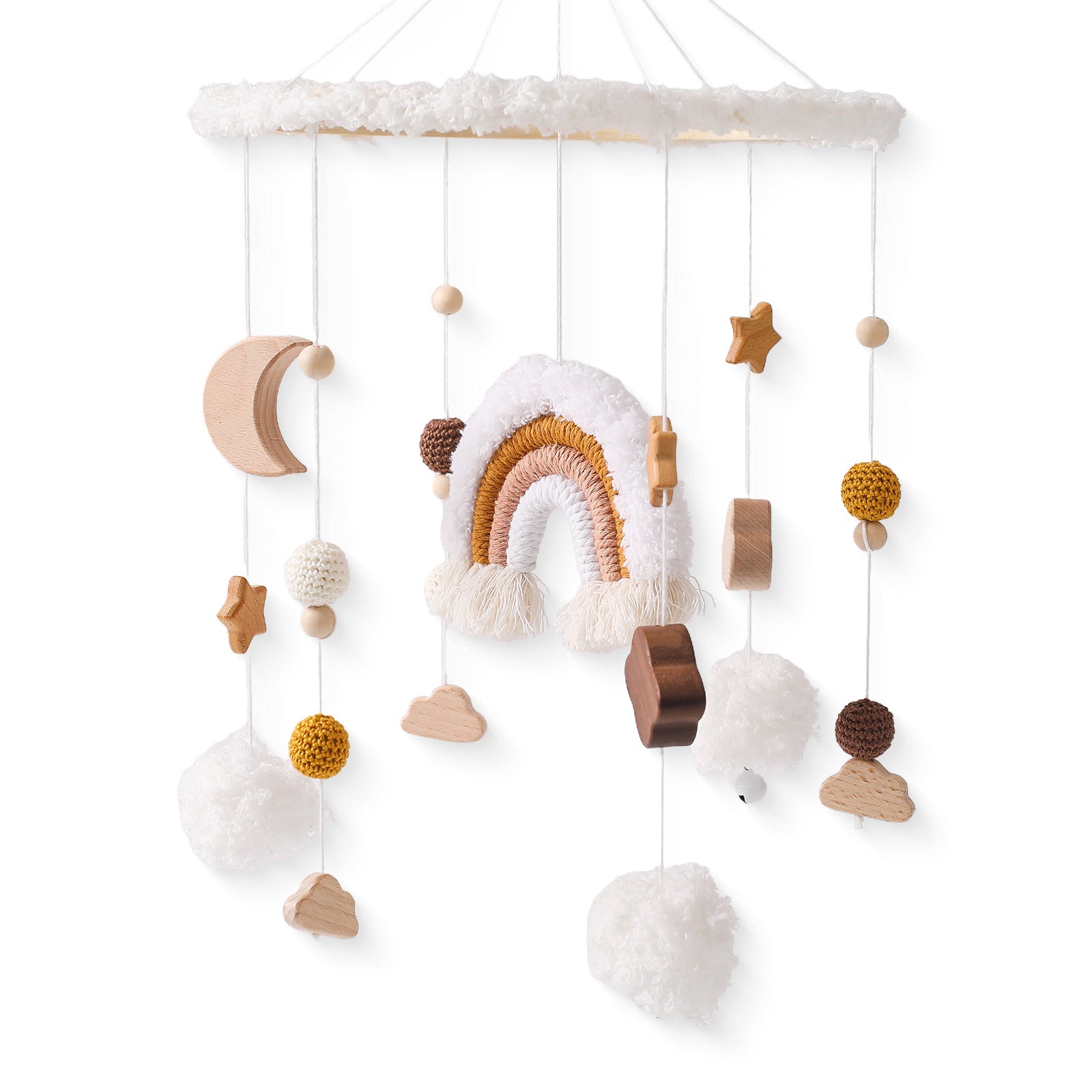 Children's Room Crochet Doll Bed Bell