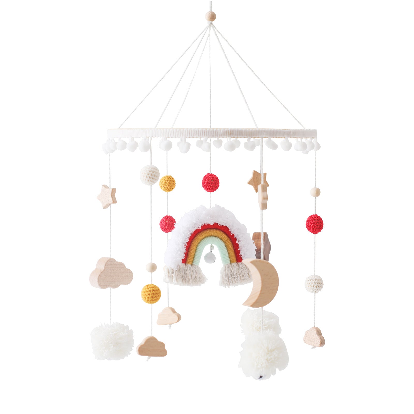 Children's Room Crochet Doll Bed Bell