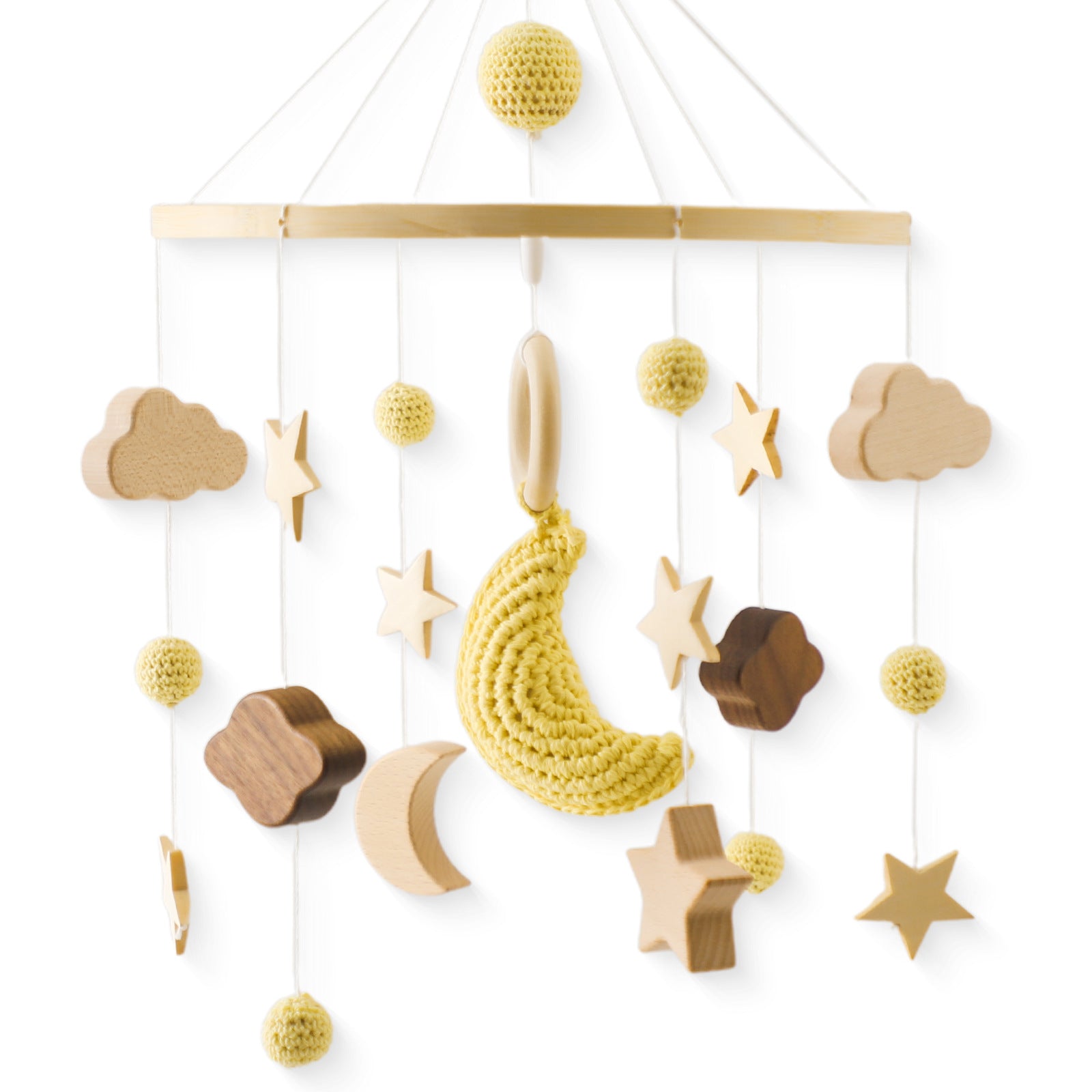 Children's Room Crochet Doll Bed Bell