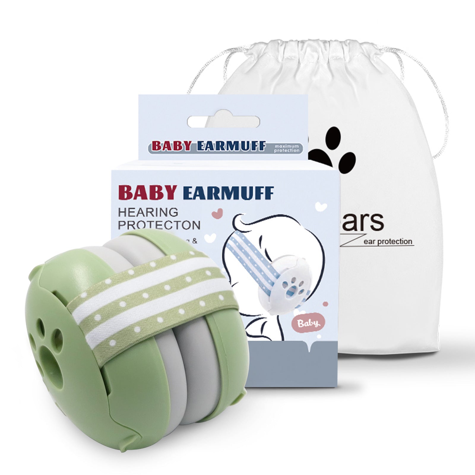 Anti-Noise Baby Earmuffs