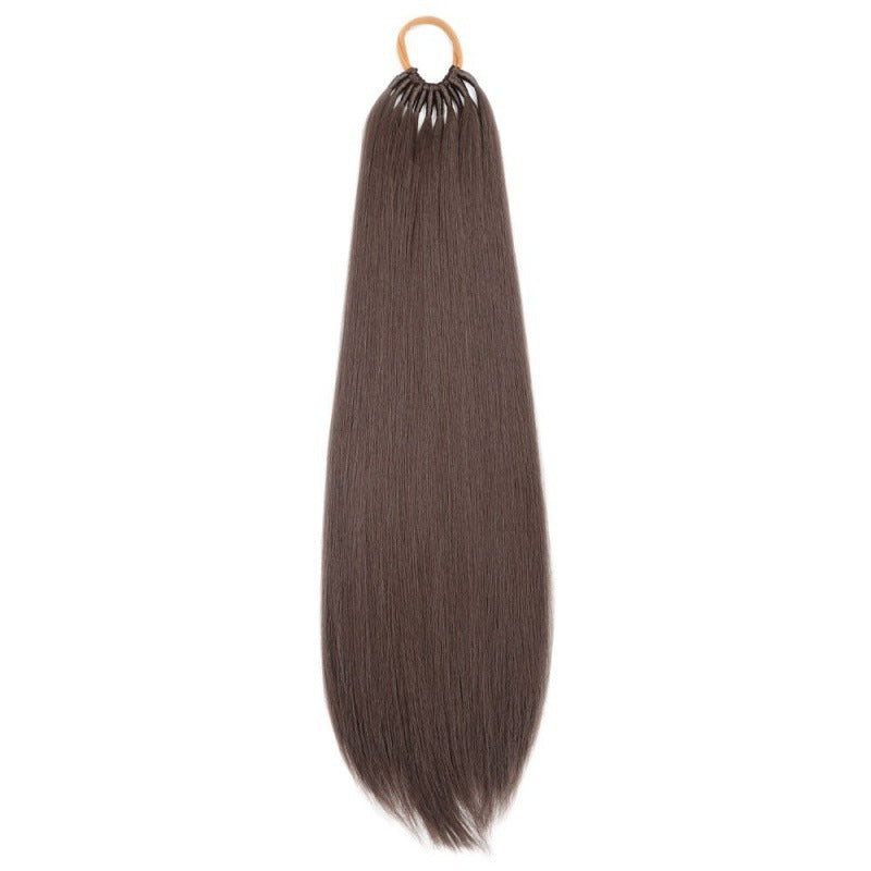 Wig Ponytail Wrapping Phorse Tail Straight