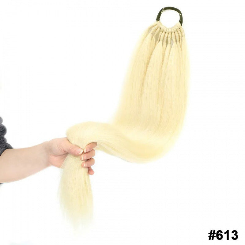 Wig Ponytail Wrapping Phorse Tail Straight