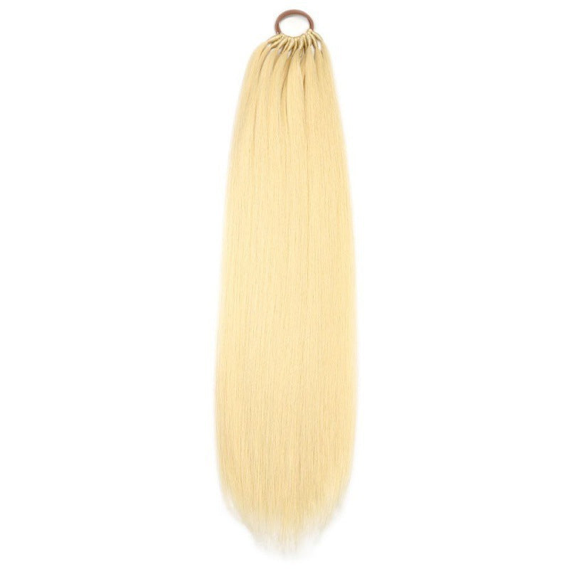 Wig Ponytail Wrapping Phorse Tail Straight