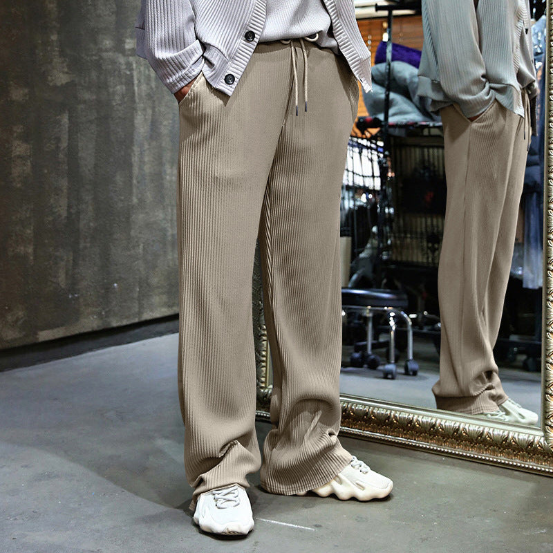 Loose Straight-Leg Pants