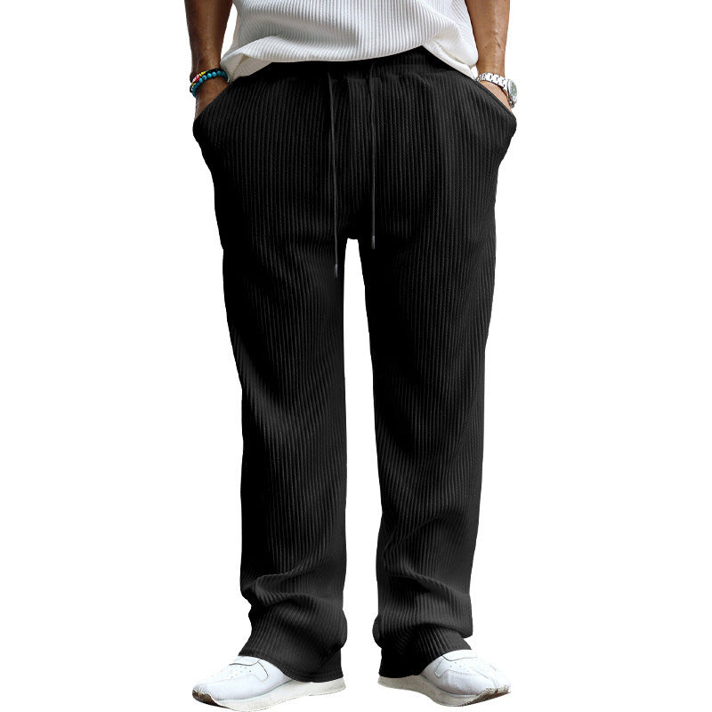 Loose Straight-Leg Pants