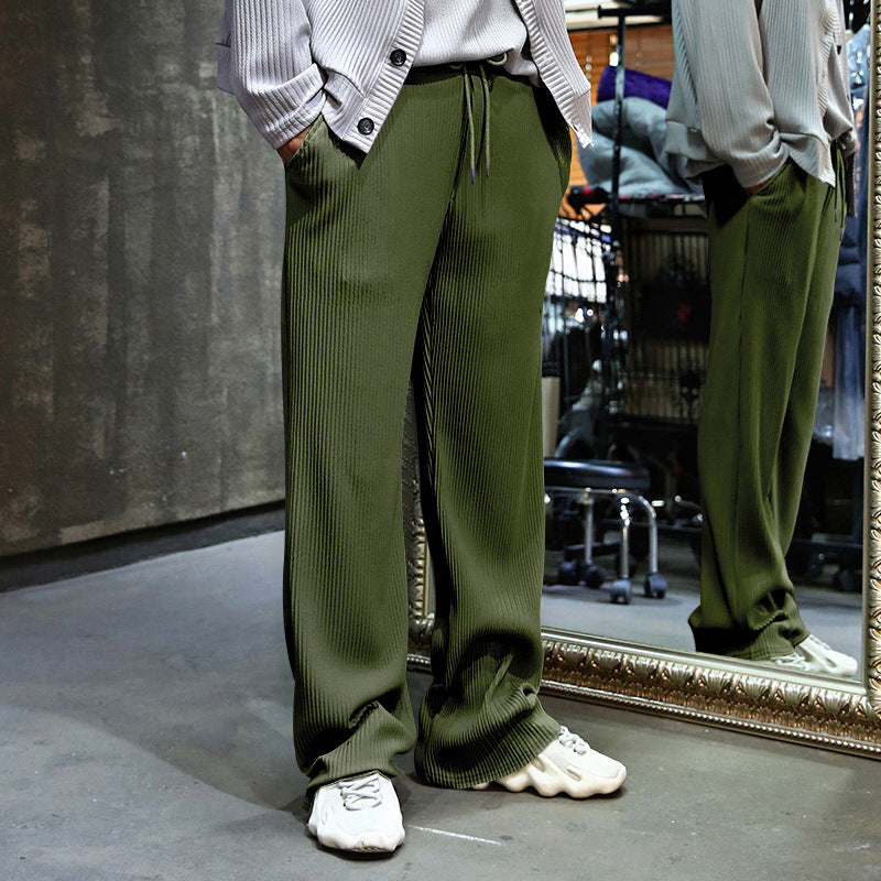 Loose Straight-Leg Pants