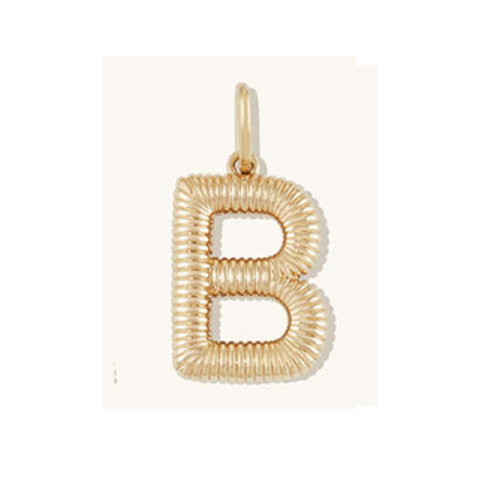 Mid-length Letter Necklace