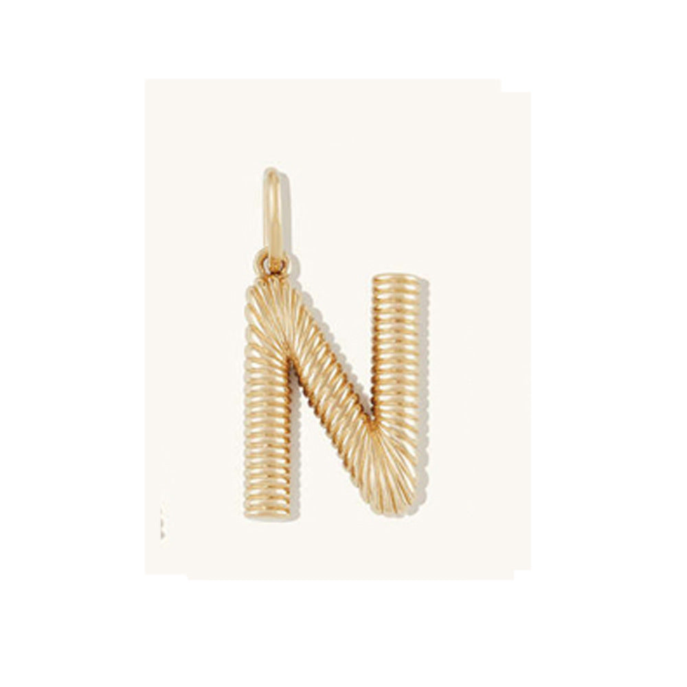 Mid-length Letter Necklace