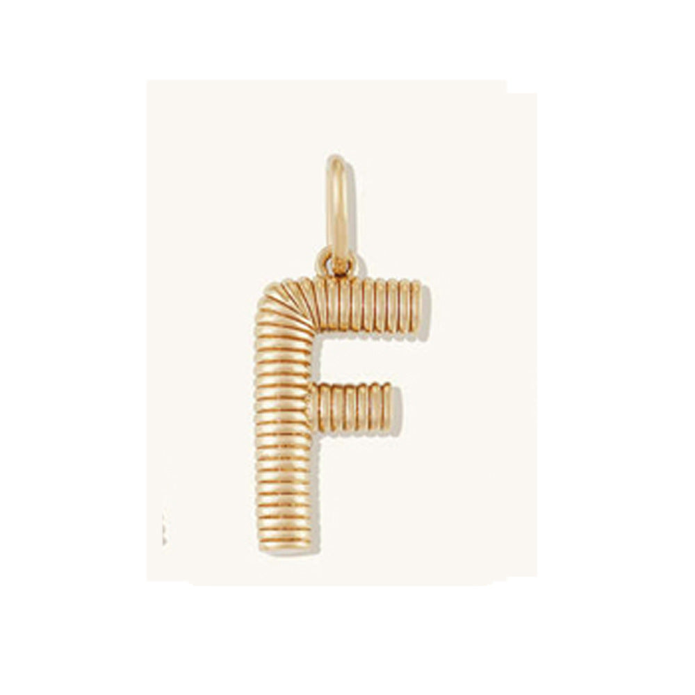 Mid-length Letter Necklace