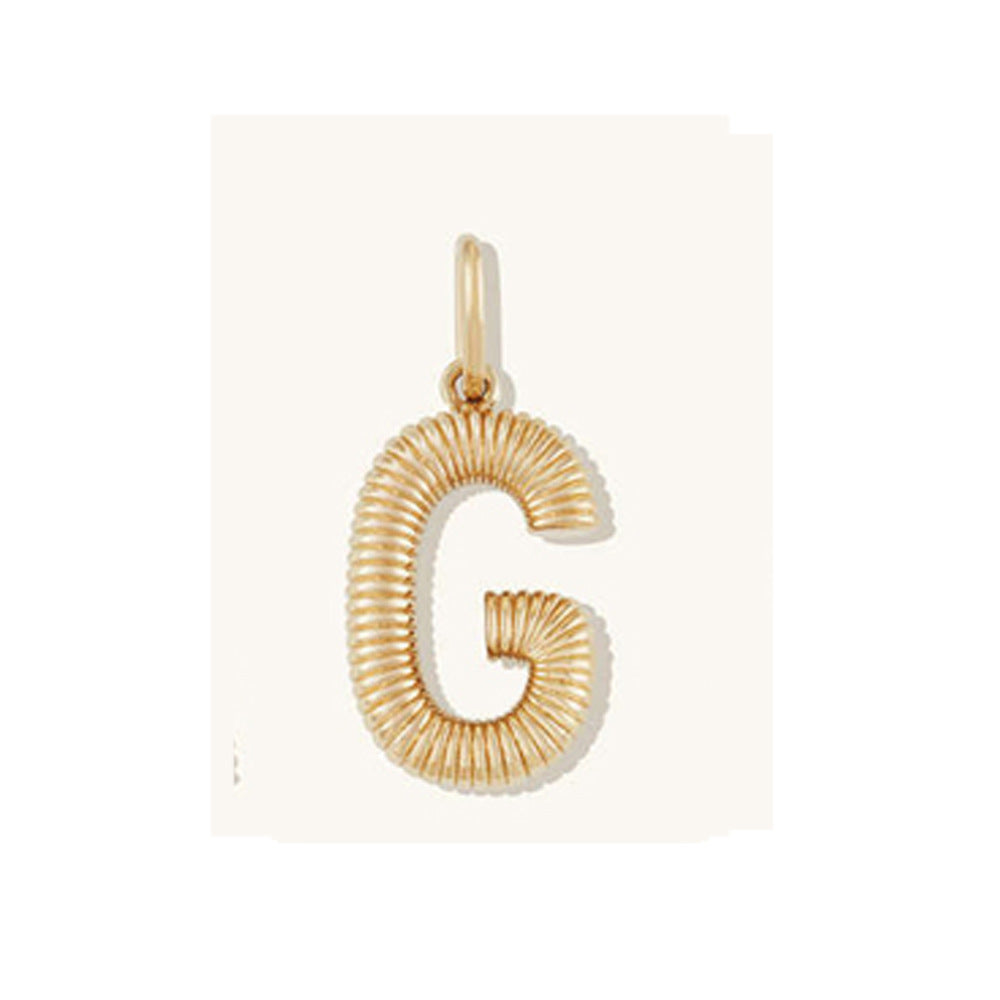 Mid-length Letter Necklace