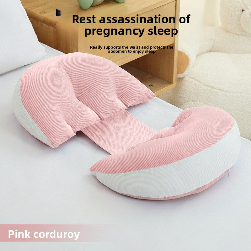 Waist-protecting Side Sleeping Pillow For Pregnant Women Belly-supporting Pillow