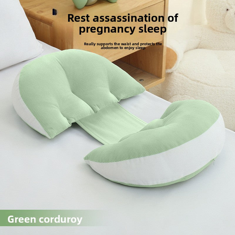 Waist-protecting Side Sleeping Pillow For Pregnant Women Belly-supporting Pillow