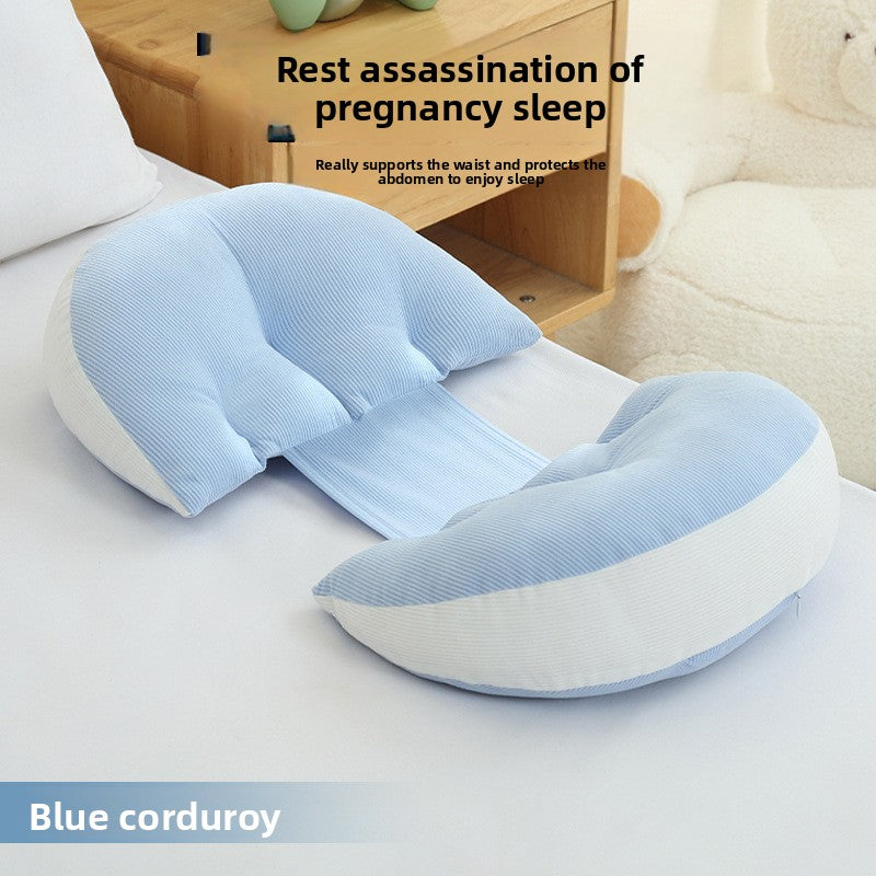 Waist-protecting Side Sleeping Pillow For Pregnant Women Belly-supporting Pillow
