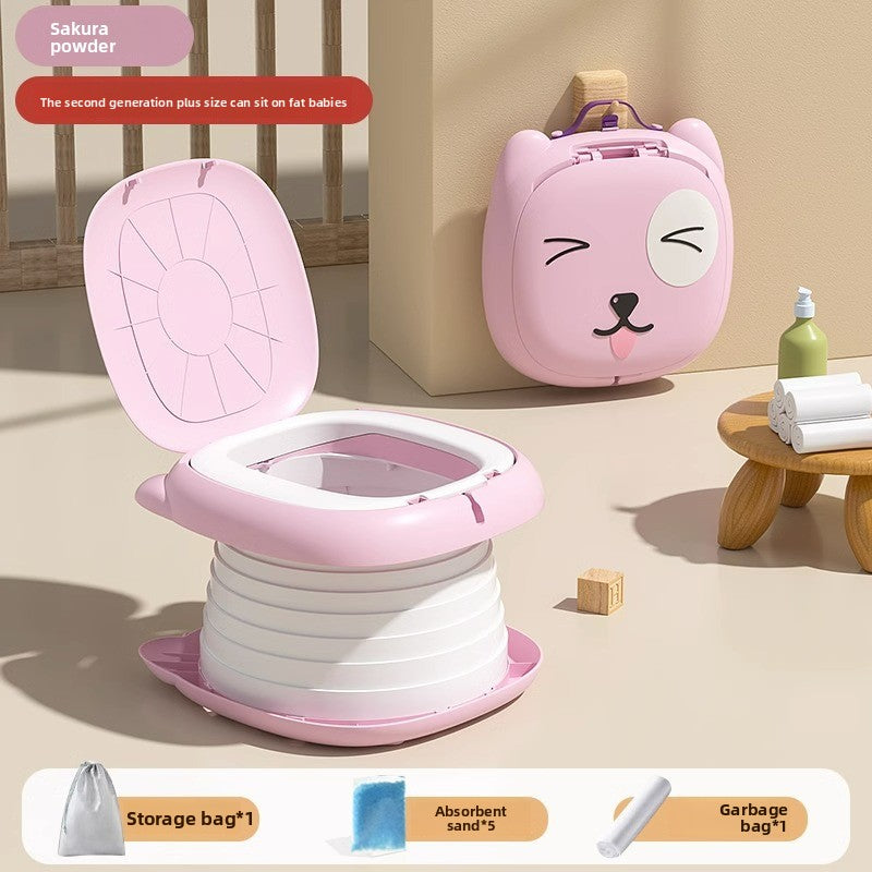 Children's Car Folding Toilet