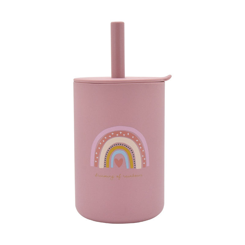 Silicone Children's Straw Straight Cup